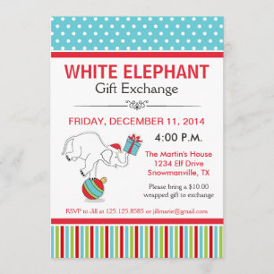 Invitación a la fiesta del elefante blanco