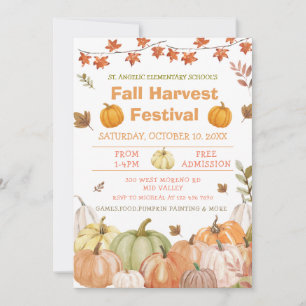 Invitación a la fiesta del Festival de Calabaza de