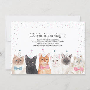 Invitación a la fiesta del gato, invitación al cum