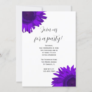 Invitación a la fiesta del girasol del arte pop mo