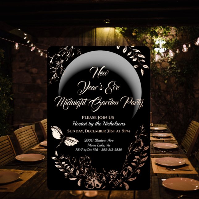 Invitación a la fiesta del jardín de medianoche (Subido por el creador)
