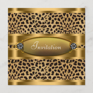 Invitación a la Fiesta del Leopardo de Oro Negro
