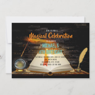 invitación a la fiesta del libro mágico