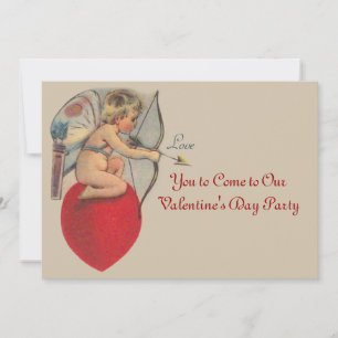 Invitación a la fiesta del mensaje de San Valentín