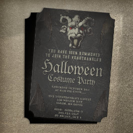 Invitación a la fiesta del Monstruo Scary Demon