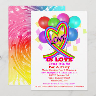  Invitación a la fiesta del orgullo gay LGBTQ