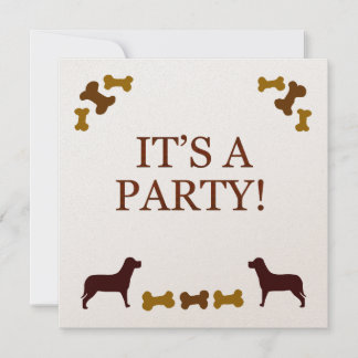 Invitación a la fiesta del perro