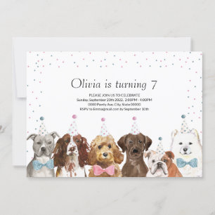 Invitación a la fiesta del perro, invitación al cu