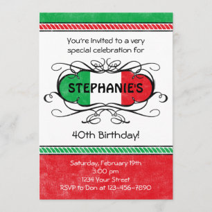 Invitación a la fiesta del Personalizado Escudo it