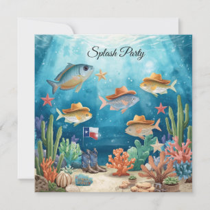 Invitación a la Fiesta del Pescador Vaquero de Tex