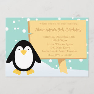 Invitación a la fiesta del pingüino
