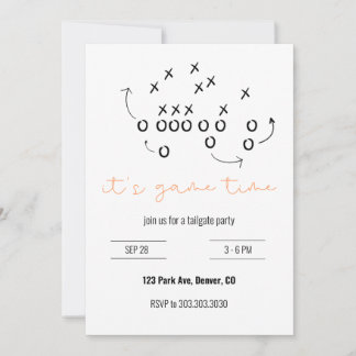Invitación a la fiesta del portón trasero en tiemp