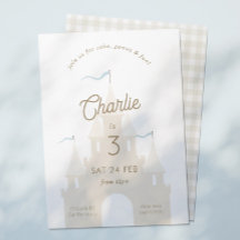 Invitación a la fiesta del príncipe del castillo d