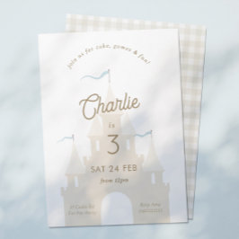 Invitación a la fiesta del príncipe del castillo d