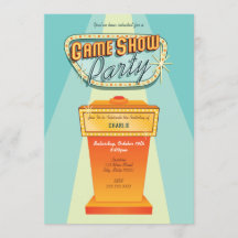 Invitación a la fiesta del programa de juegos