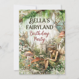 Invitación a la Fiesta del Reino Encantado de Fair