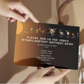 Invitación a la Fiesta del Sistema Solar