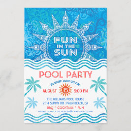 Invitación a la fiesta del sol de verano