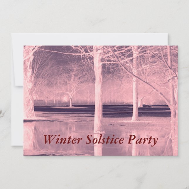 Invitación a la fiesta del solsticio de invierno (Anverso)
