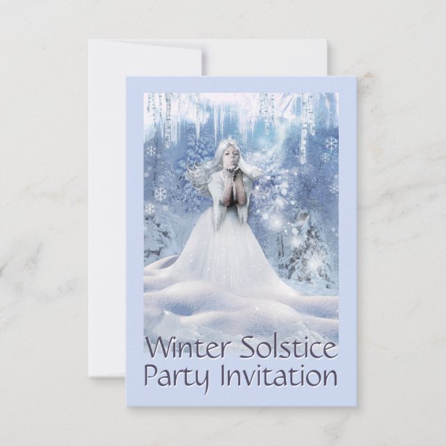 Invitación a la fiesta del solsticio de invierno (Anverso)