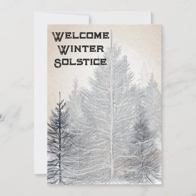 Invitación a la fiesta del solsticio de invierno á (Anverso)