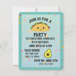 Invitación a la fiesta del taco