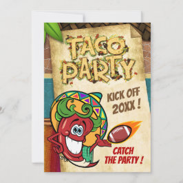 Invitación a la fiesta del Taco de Fútbol de Año N