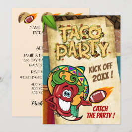 Invitación a la fiesta del Taco de Fútbol de Año N
