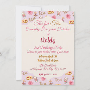 Invitación a la Fiesta del Té