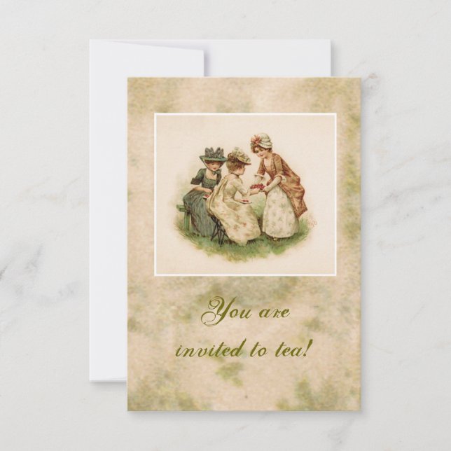 Invitación a la fiesta del té (Anverso)