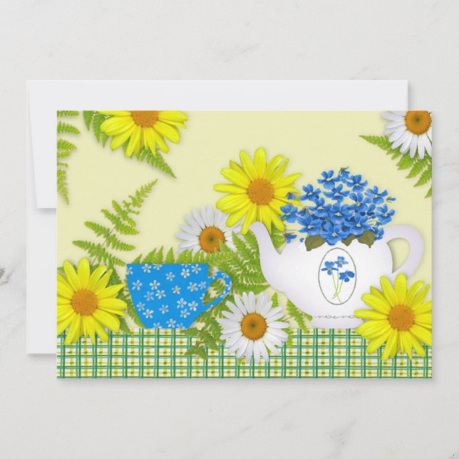 Invitación a la fiesta del té (Anverso)