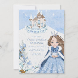 Invitación a la fiesta del té de la princesa de in
