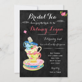 Invitación a la fiesta del té de novias