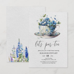 Invitación a la fiesta del té de pera