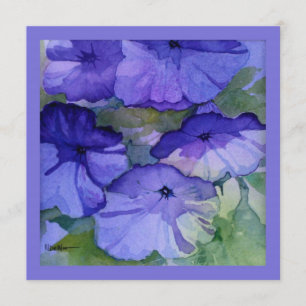 Invitación a la fiesta del té de Petunia