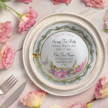 Invitación a la fiesta del té del té