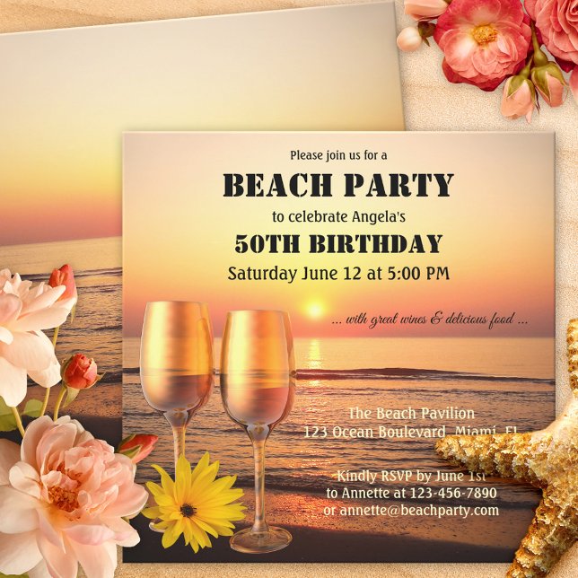 Invitación a la fiesta del vino de cumpleaños de S (Subido por el creador)