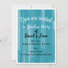 Invitación a la fiesta en el jardín
