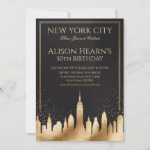 Invitación a la Fiesta en la Ciudad de Nueva York