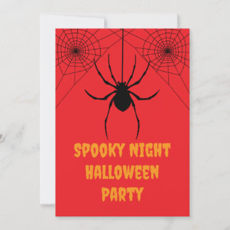 Invitación a la fiesta espeluznante de Halloween d