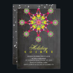 Invitación a la fiesta festiva de Chalkboard con o<br><div class="desc">Diseñado por fat*fa*tin. Fácil de personalizar con su propio texto,  foto o imagen. Para solicitudes de personalizados,  por favor contacte directamente con fat*fa*tin. Se cobran cargos por personalizado. www.zazzle.com/fat_fa_tin www.zazzle.com/color_therapy www.zazzle.com/fatfatin_blue_knot・・・・・・・. www.zazzle.com/fatfatin_red_knot www.zazzle.com/fatfatin_mini_me www.zazzle.com/fatfatin_box</div>