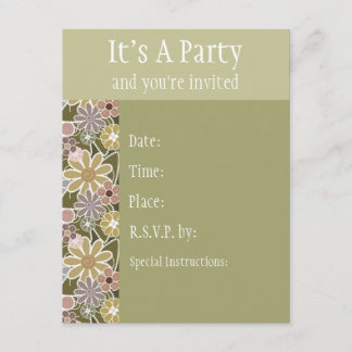 Invitación a la fiesta floral