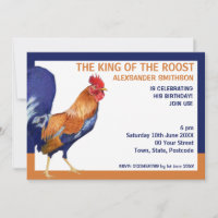 Invitación a la fiesta fronteriza de gallos