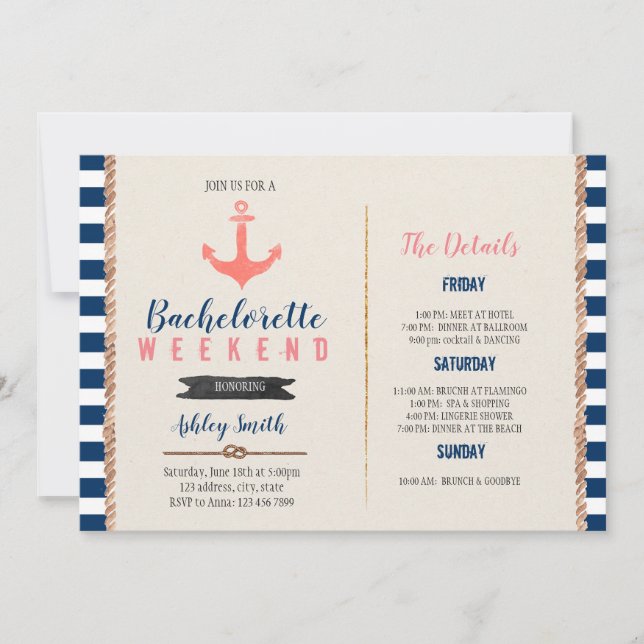 Invitación a la fiesta internacional de la solterí (Anverso)