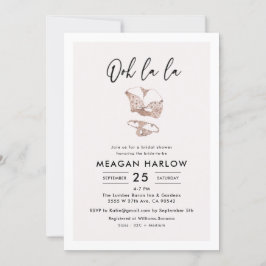 Invitación a la fiesta Lingerie Shower Hen