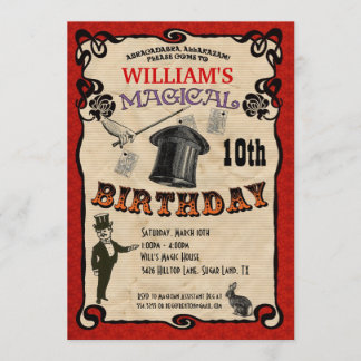 Invitación a la fiesta mágica