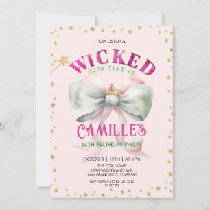 Invitación a la fiesta mágica de cumpleaños de las