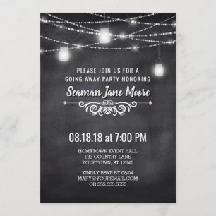 Invitación a la Fiesta Mason Jar Lights