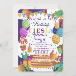 Invitación a la Fiesta Mexicana de Cumpleaños