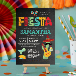 Invitación a la Fiesta Mexicana de Cumpleaños